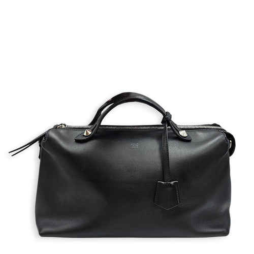 By The Way Large Shoulder Black Shoulder Bag in Calfskin Silver hardware CL2601-18470 1