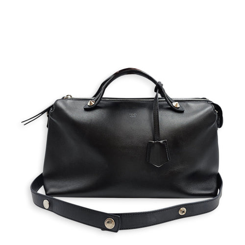 By The Way Large Shoulder Black Shoulder Bag in Calfskin Silver hardware CL2601-18470 3