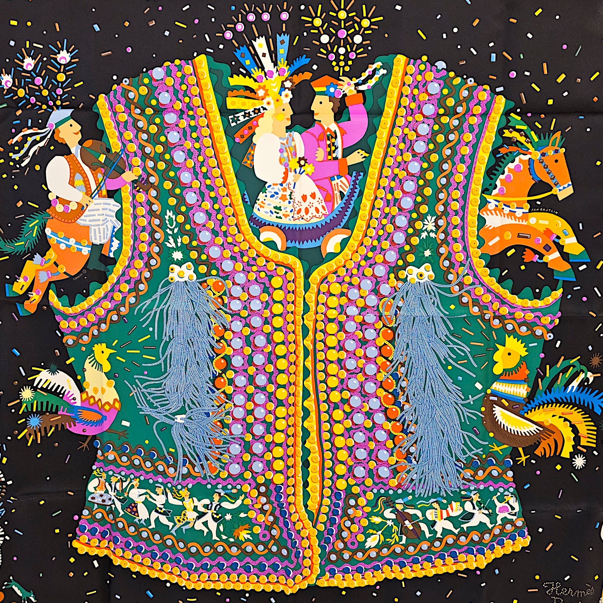 Costume De Fete 90 Multi-colour Scarf CL2601-18482 2