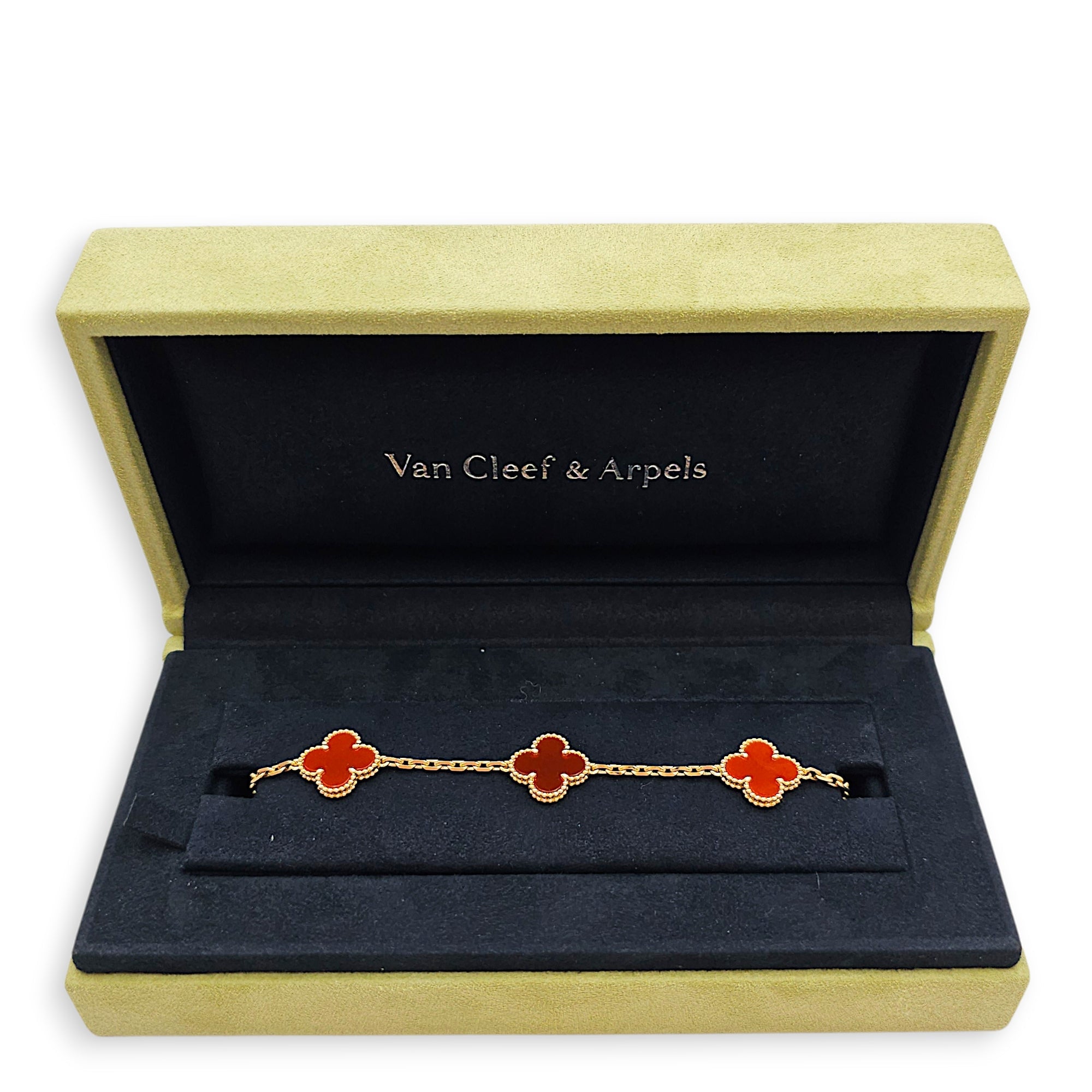 Vintage Alhambra, 5 Motifs Bracelet in Red CL2601-18494 3