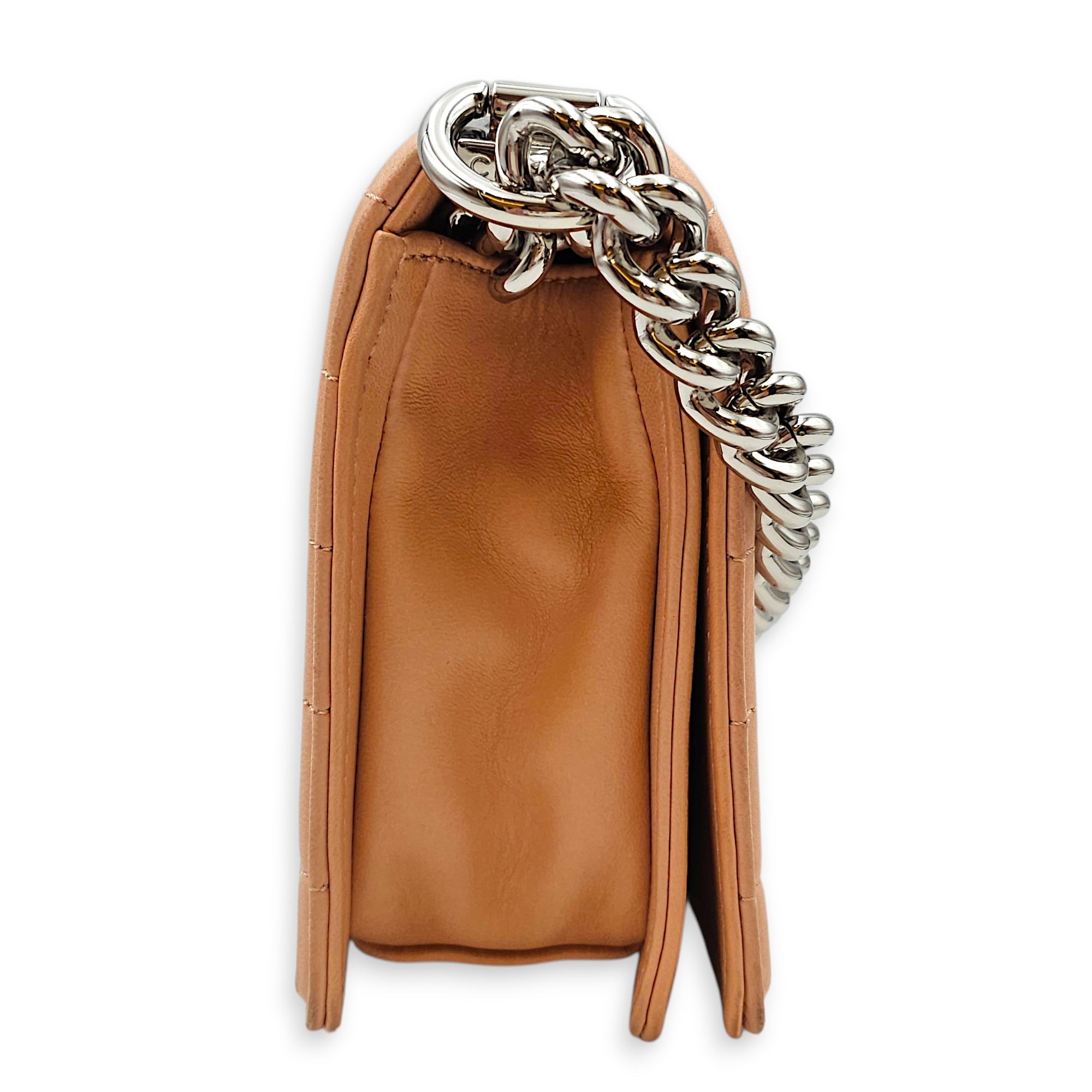 Le Boy Flap Stingray 25 Pink Shoulder Bag in Stingray Silver hardware CL2601-18500 3