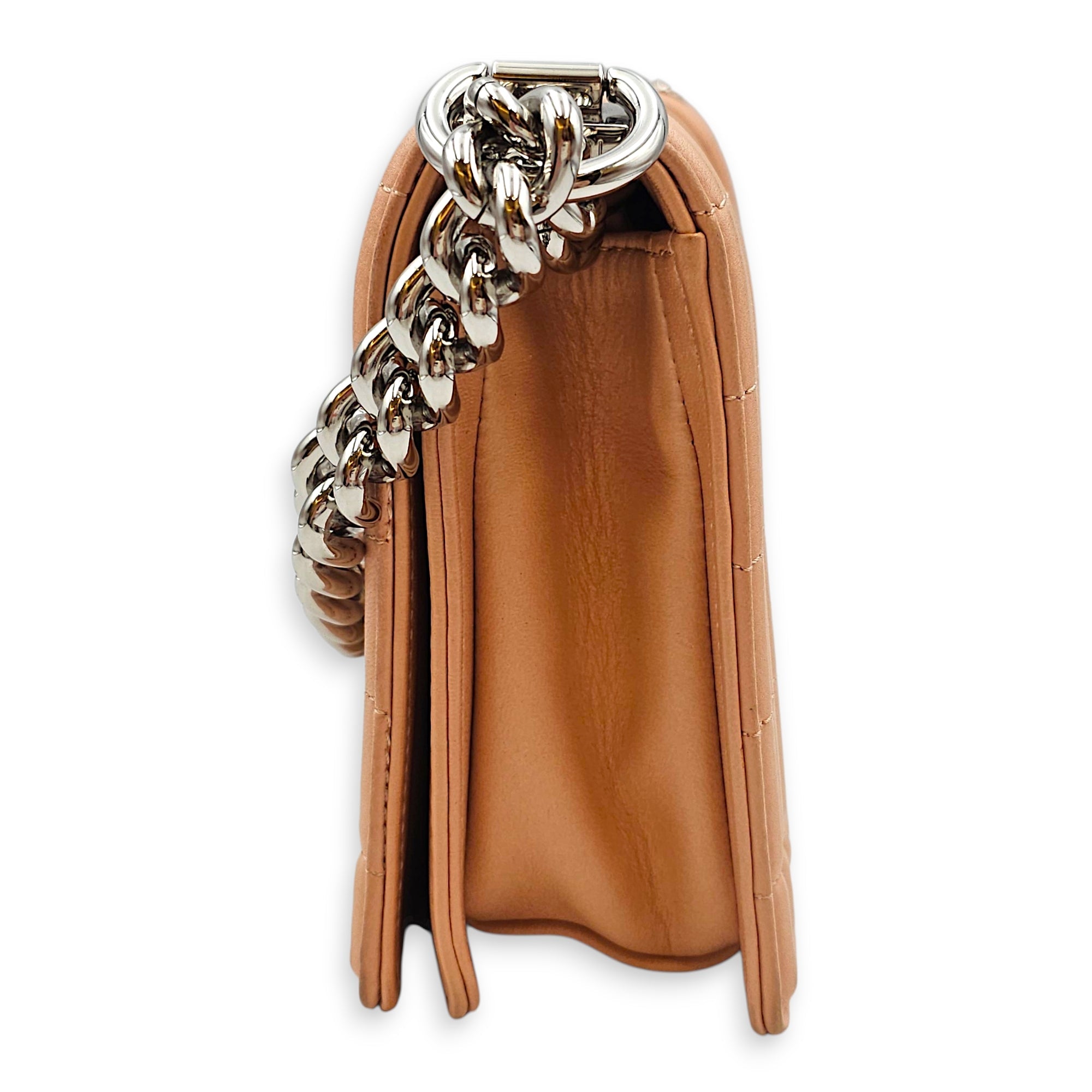 Le Boy Flap Stingray 25 Pink Shoulder Bag in Stingray Silver hardware CL2601-18500 4