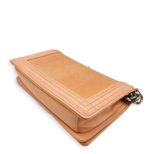 Le Boy Flap Stingray 25 Pink Shoulder Bag in Stingray Silver hardware CL2601-18500 9