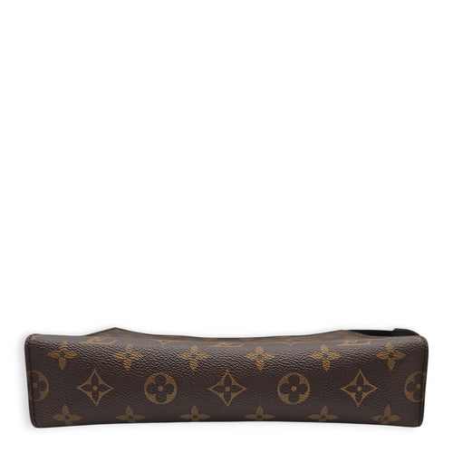 LV Toiletry Pouch 26 Brown Clutch in Canvas Gold hardware CL2601-18508 5