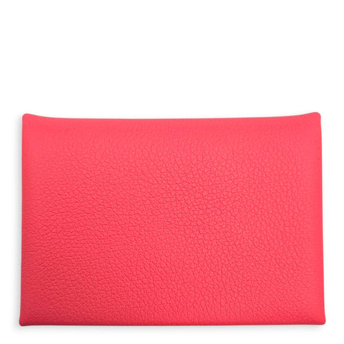 Calvi Duo Rose Azalea Card Holder in Evercolor CL2601-18513 1