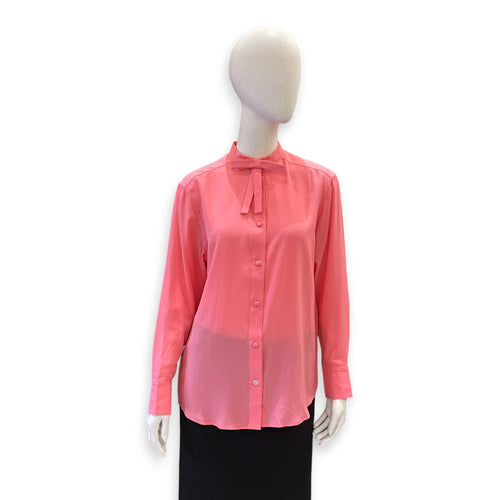 Long Sleeved Blouse  34 Pink Ready-To-Wear in Silk CL2601-18539 1
