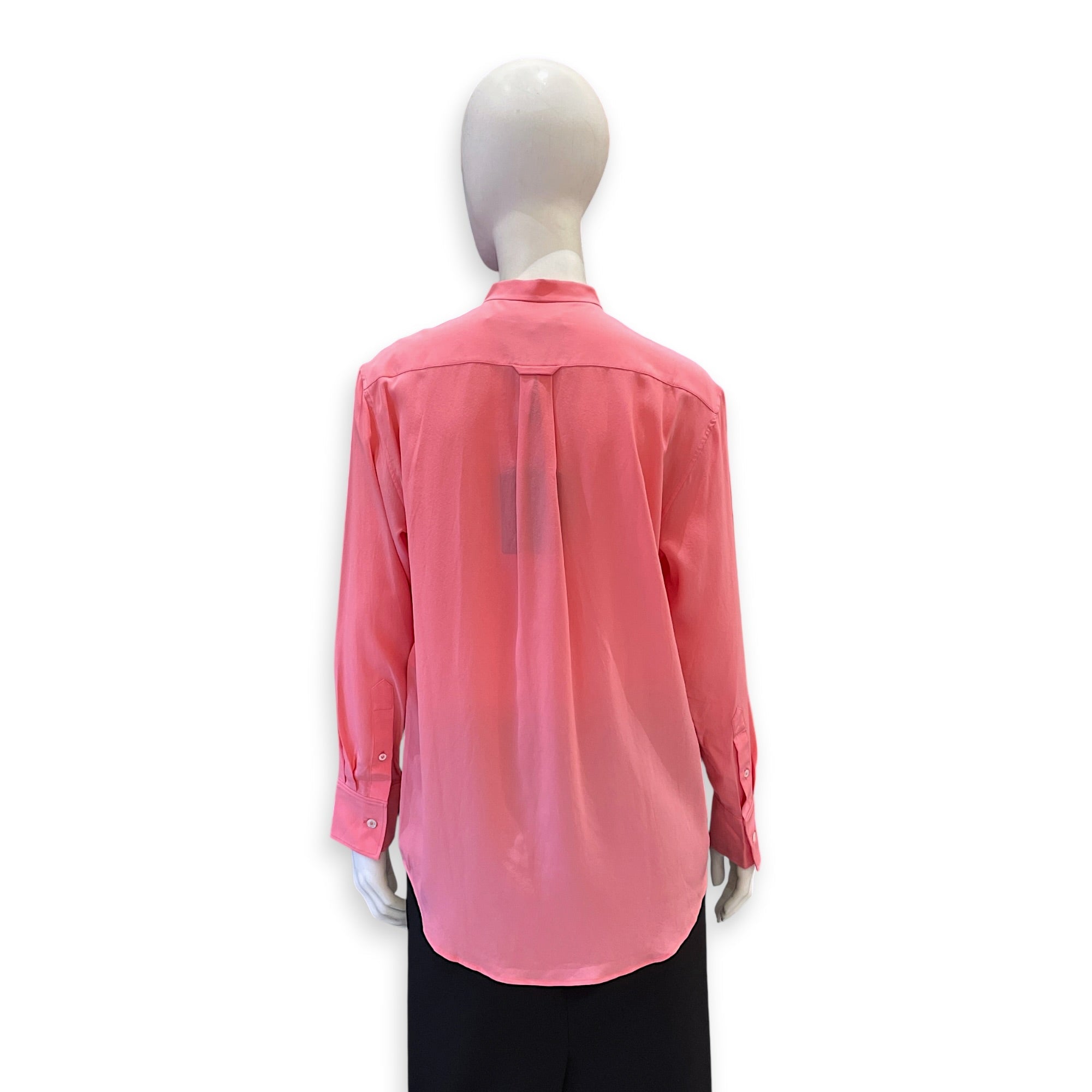 Long Sleeved Blouse  34 Pink Ready-To-Wear in Silk CL2601-18539 2
