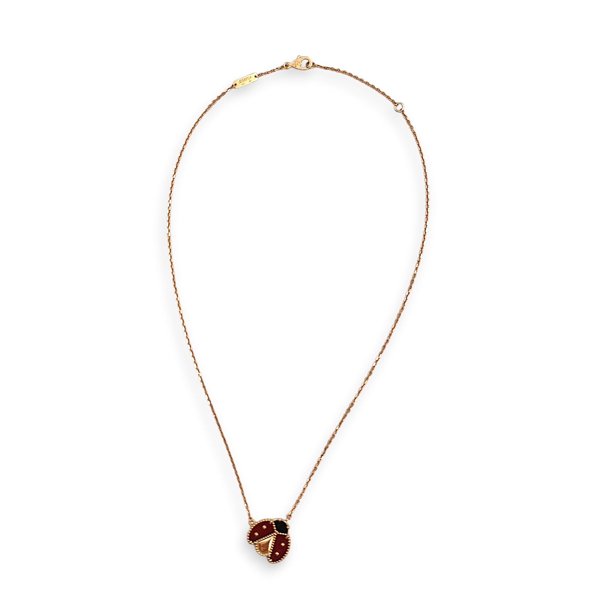 Lucky Spring, Open Wings Ladybug Pendant Necklace CL2601-18548 2