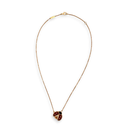 Lucky Spring, Open Wings Ladybug Pendant Necklace CL2601-18548 2