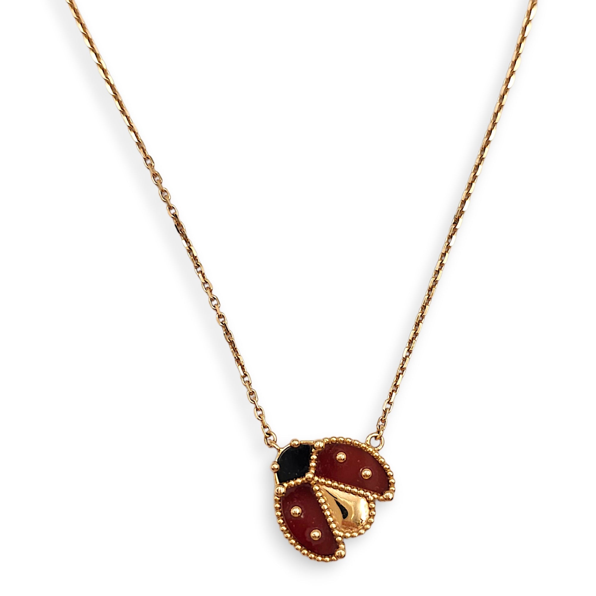 Lucky Spring, Open Wings Ladybug Pendant Necklace CL2601-18548 3