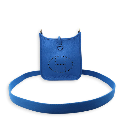 Evelyne Mini Blue Hydra in Clemence Gold hardware CL2601-18558 3