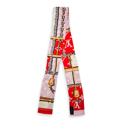 LV Monogram Confidential Bandeau Scarf Pink Scarf in Silk CL2601-18584 1