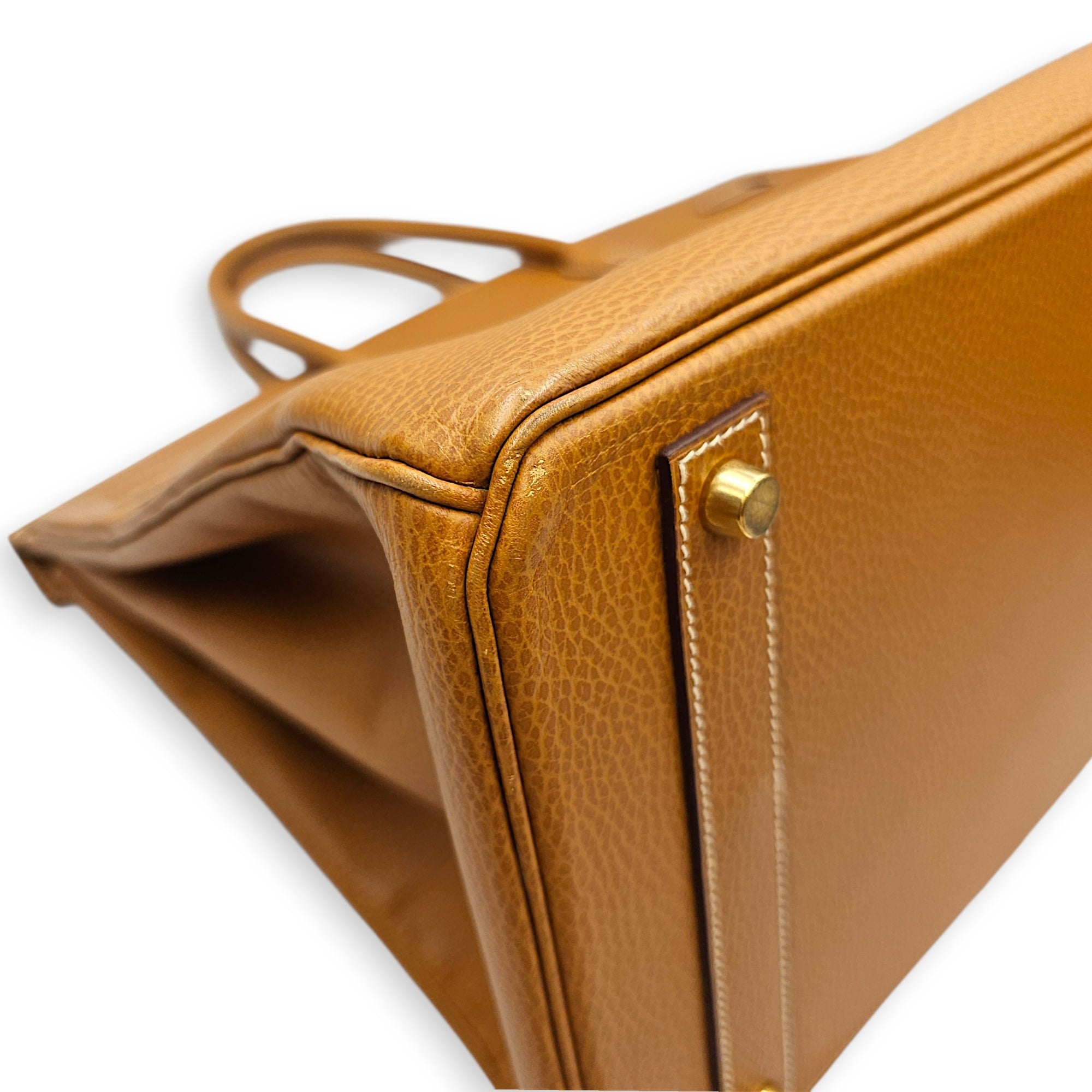 Birkin 40 Naturel in Ardennes Gold hardware CL2601-18587 11