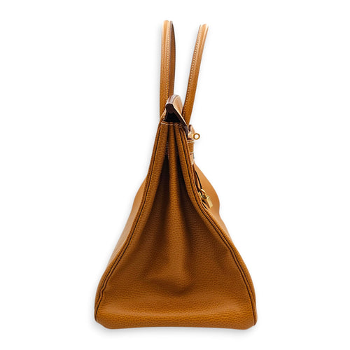 Birkin 40 Naturel in Ardennes Gold hardware CL2601-18587 4