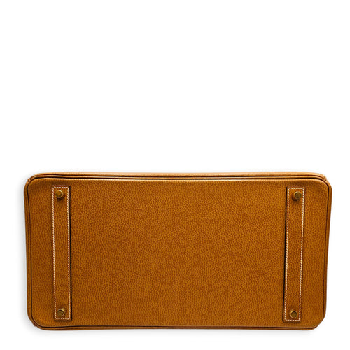 Birkin 40 Naturel in Ardennes Gold hardware CL2601-18587 5