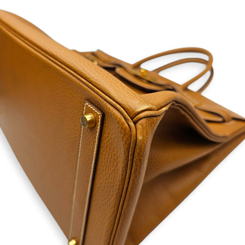 Birkin 40 Naturel in Ardennes Gold hardware CL2601-18587 8