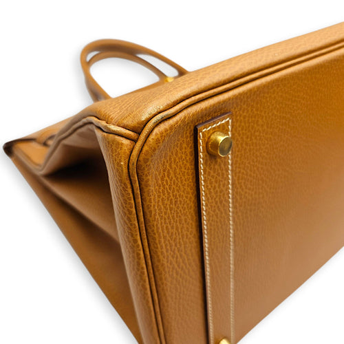 Birkin 40 Naturel in Ardennes Gold hardware CL2601-18587 9