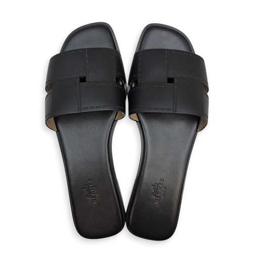 Idioma Sandal. Sz: 39 Black Sandals in Calfskin CL2601-18588 1