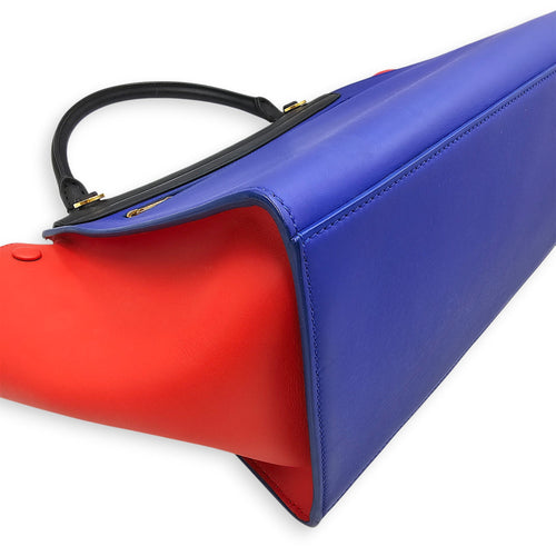Trapeze Tri colour Large Multi-color Shoulder Bag in Calfskin Gold hardware CL2601-18590 9
