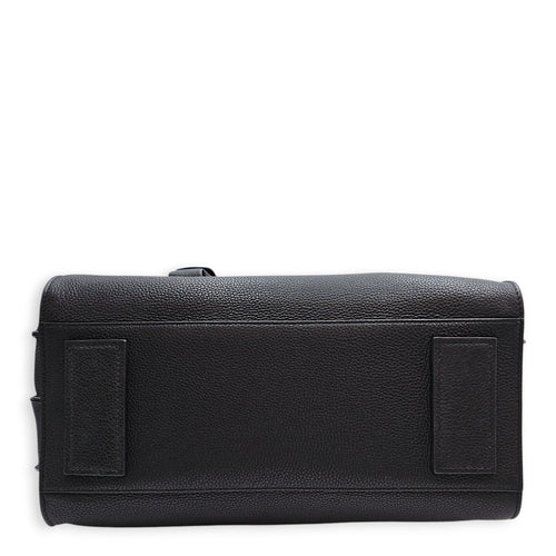 Sac De Jour 32 Black Top Handle Bag in Calfskin Silver hardware CL2601-18591 6