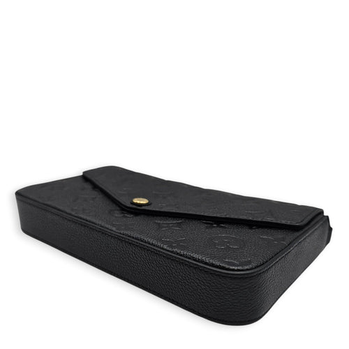 LV Pochette Felicie Black Shoulder Bag in Empriente Leather Gold hardware CL2601-18593 8