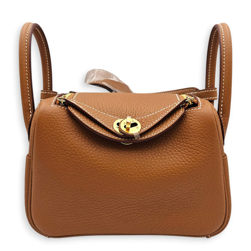 Lindy II Mini Gold in Clemence Gold hardware CL2601-18606 1