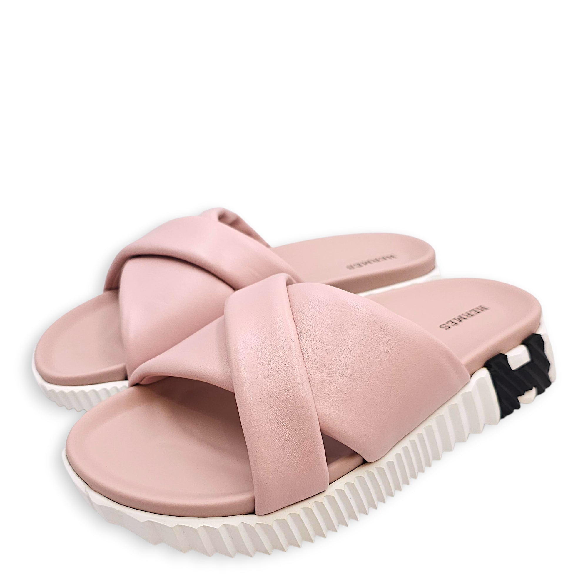 Infra Sandal. Sz: 38.5 Rose Porcelaine Sandals in Calfskin CL2601-18612 3