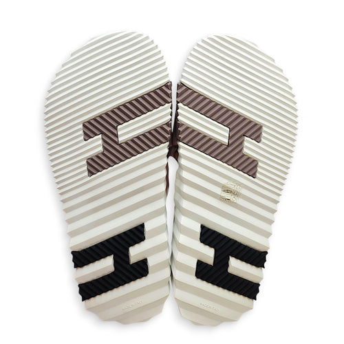 Infra Sandal. Sz: 38.5 Rose Porcelaine Sandals in Calfskin