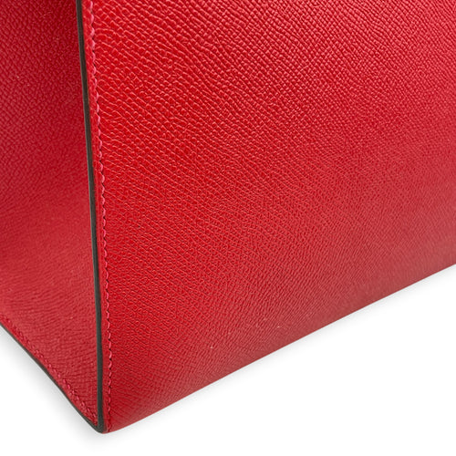 Sellier Kelly 28 Rouge Casaque in Epsom Gold hardware