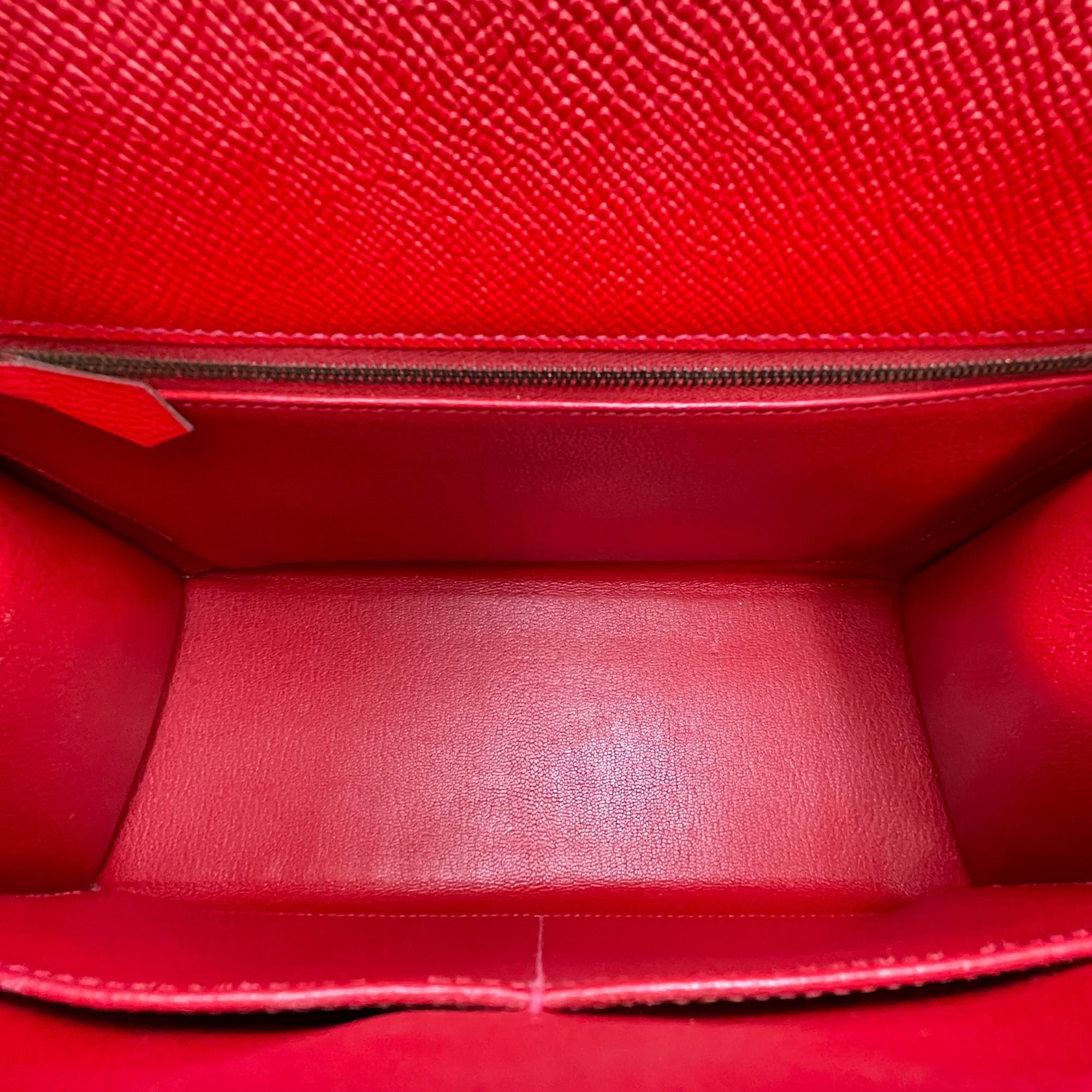Sellier Kelly 28 Rouge Casaque in Epsom Gold hardware CL2601-18690 6