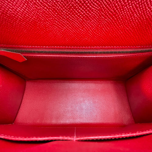 Sellier Kelly 28 Rouge Casaque in Epsom Gold hardware CL2601-18690 6