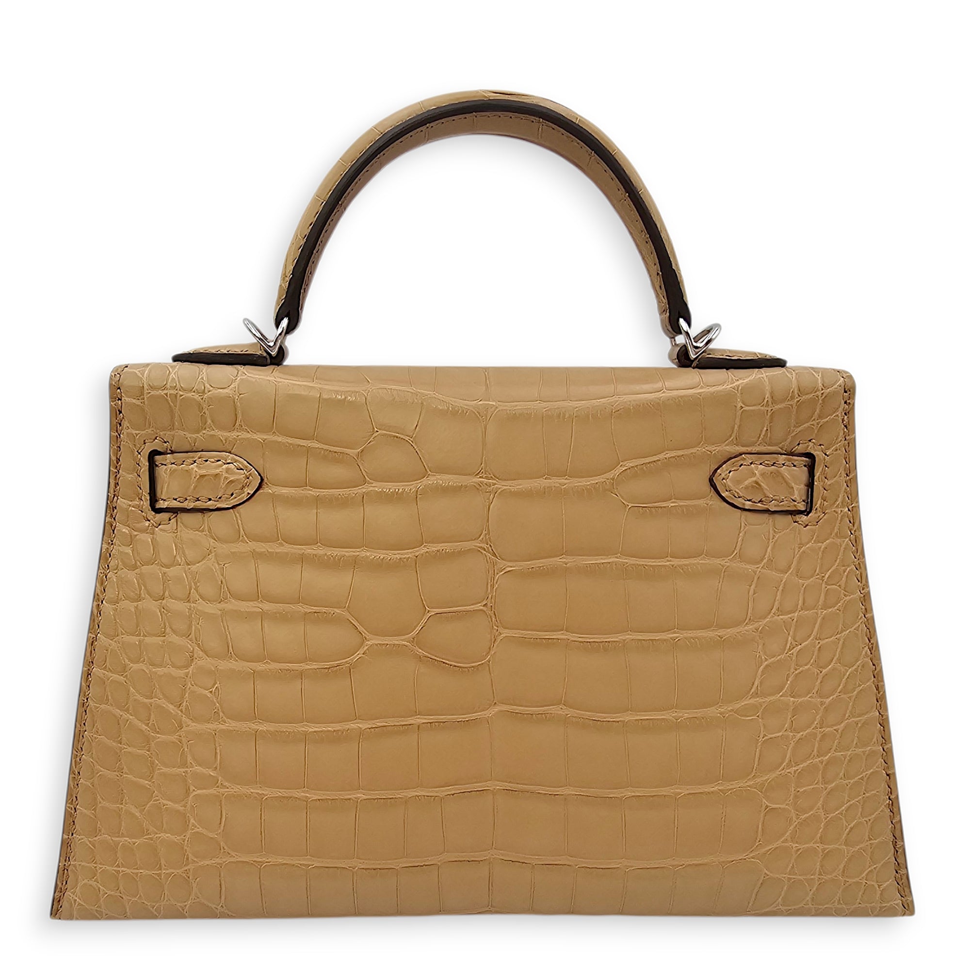 Sellier Kelly 20 Chai in Matte Alligator Palladium hardware CL2601-18694 2