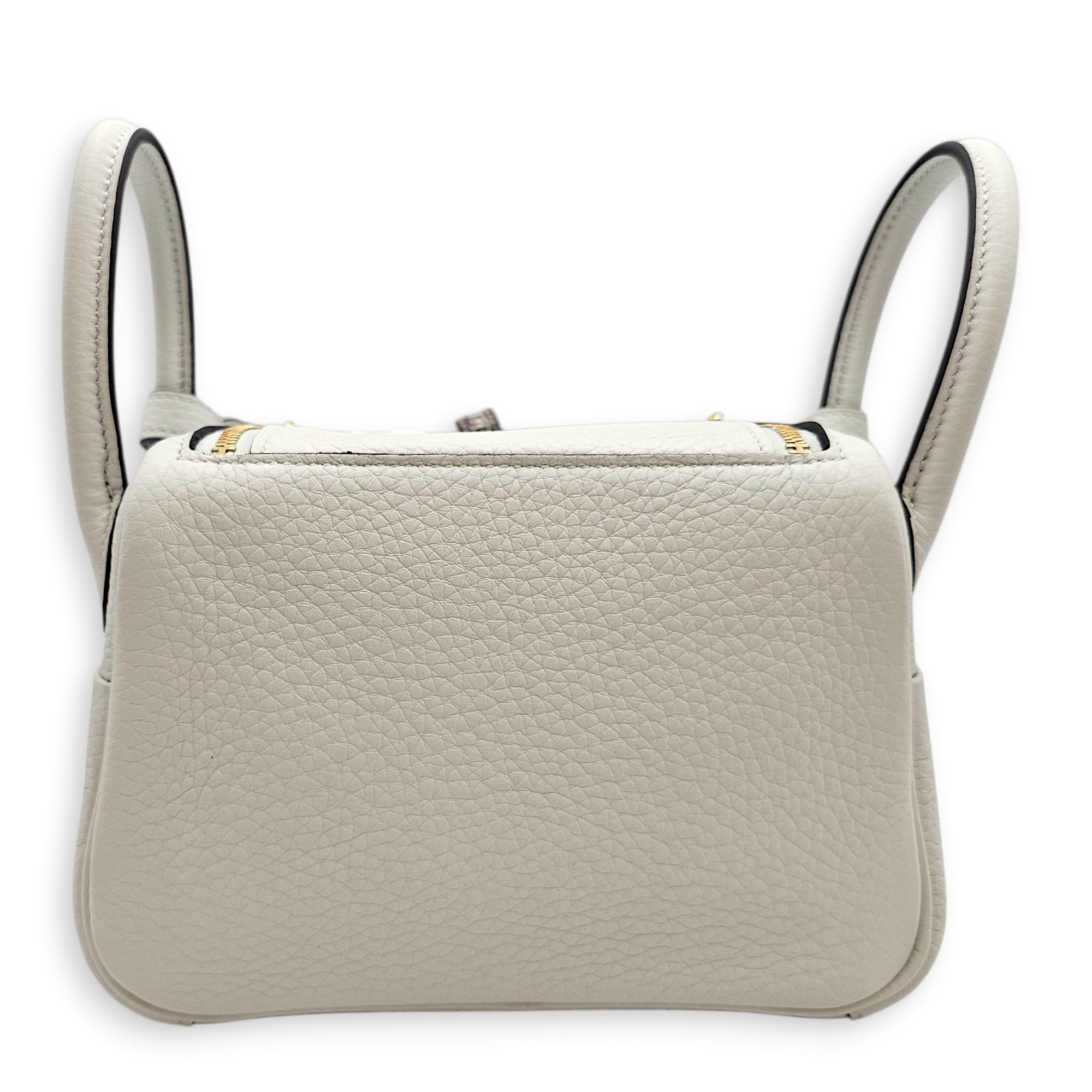Lindy II Mini Gris Platine in Clemence Gold hardware CL2601-18695 2