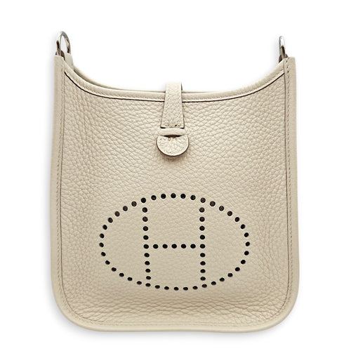 Evelyne Mini Craie in Clemence Palladium hardware