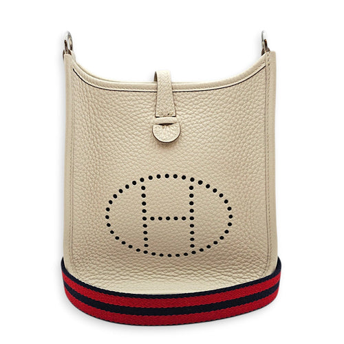 Evelyne Mini Craie in Clemence Palladium hardware CL2601-18696 7
