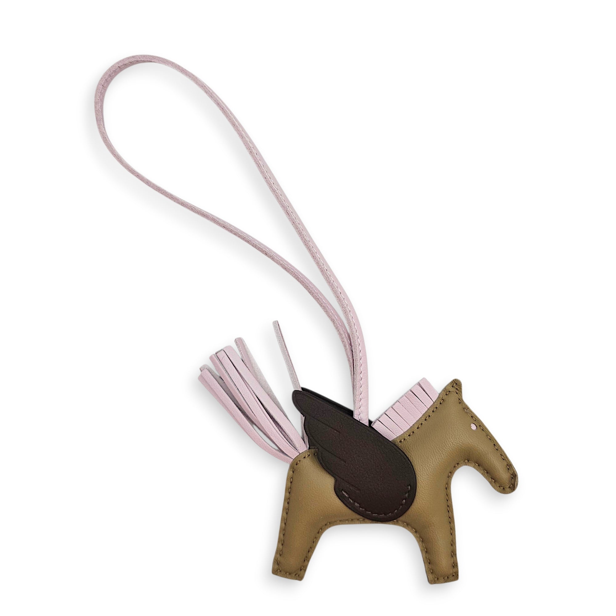 Pegasus PM Beige Marfa/Mauve Pale/Moka Bag Accessory in Swift CL2601-18699 2