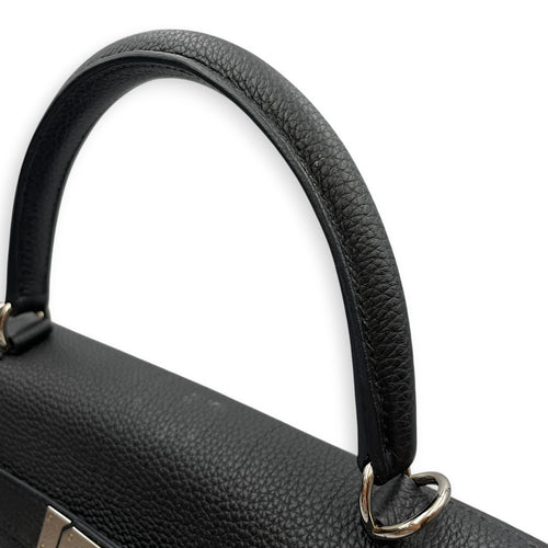 Verso Kelly  35 Black/Blue Agate in Togo Palladium hardware