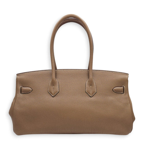 Shoulder Birkin 42 Etoupe in Togo Palladium hardware CL2601-18748 2