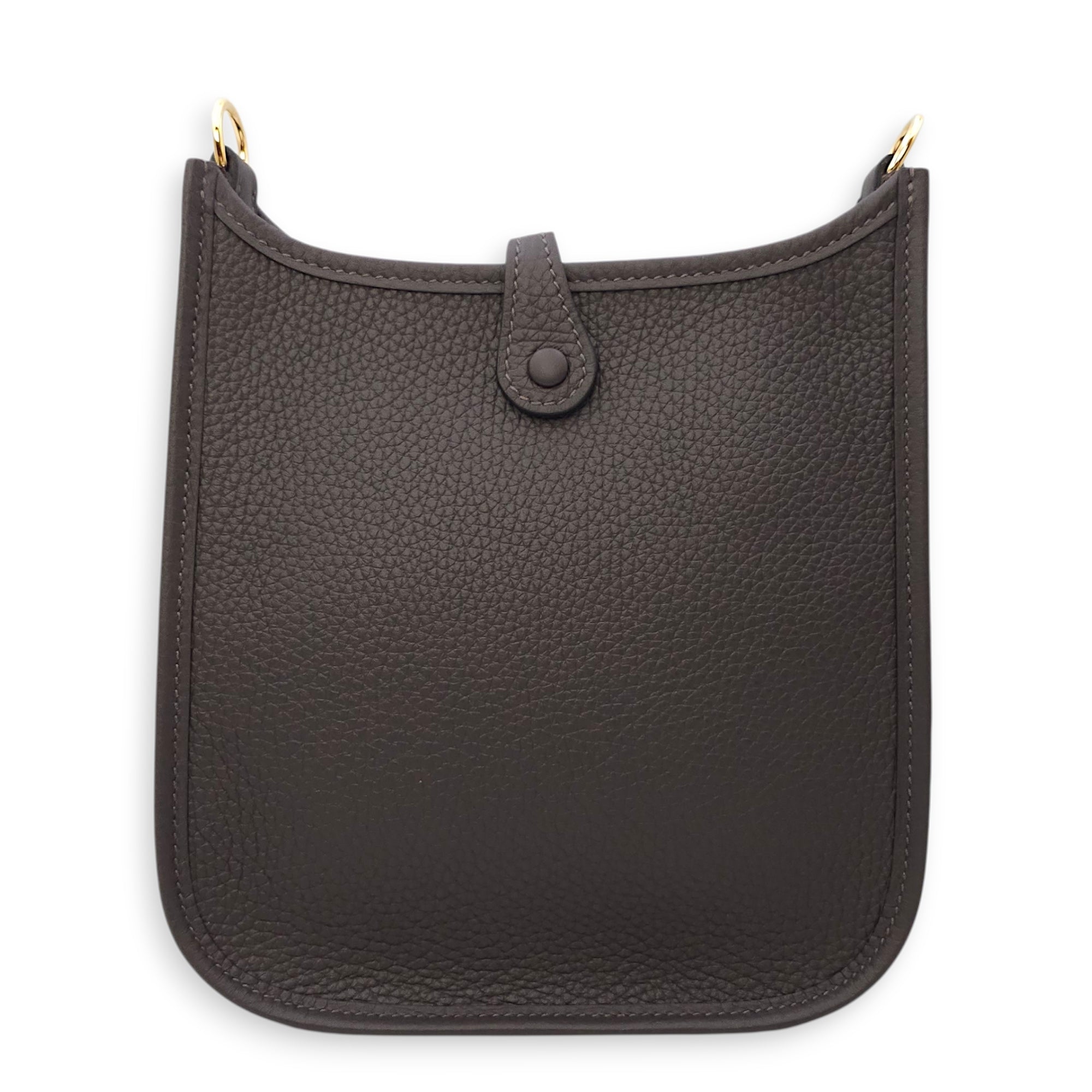 Evelyne Mini Ebene in Clemence Gold hardware CL2601-18755 2