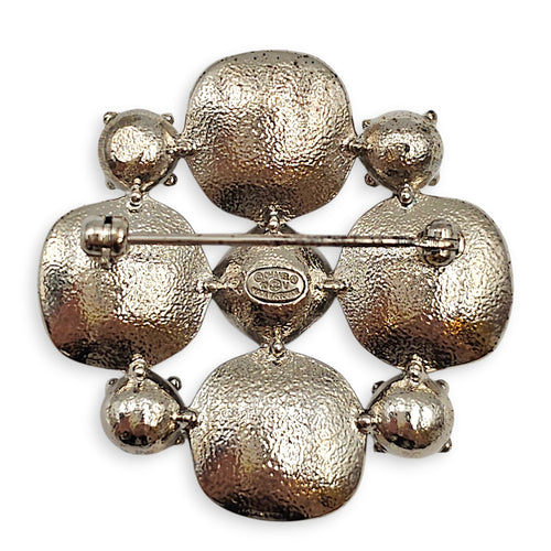 CC Crystal Brooch  Silver Brooch Silver hardware CL2601-18777 2