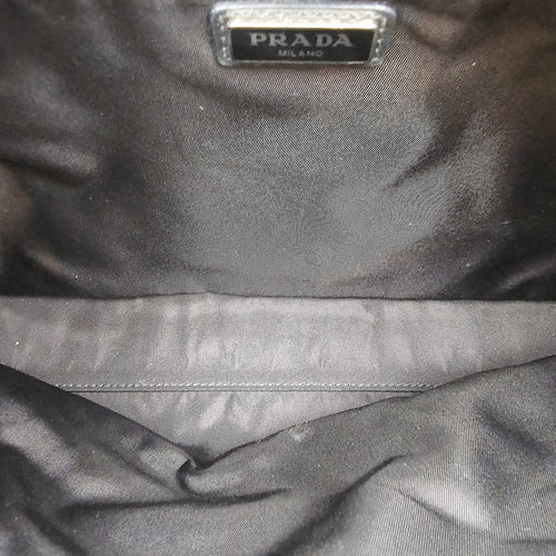 32 Black Clutch in Calfskin Ruthenium-finish Brass hardware CL2601-18778 9