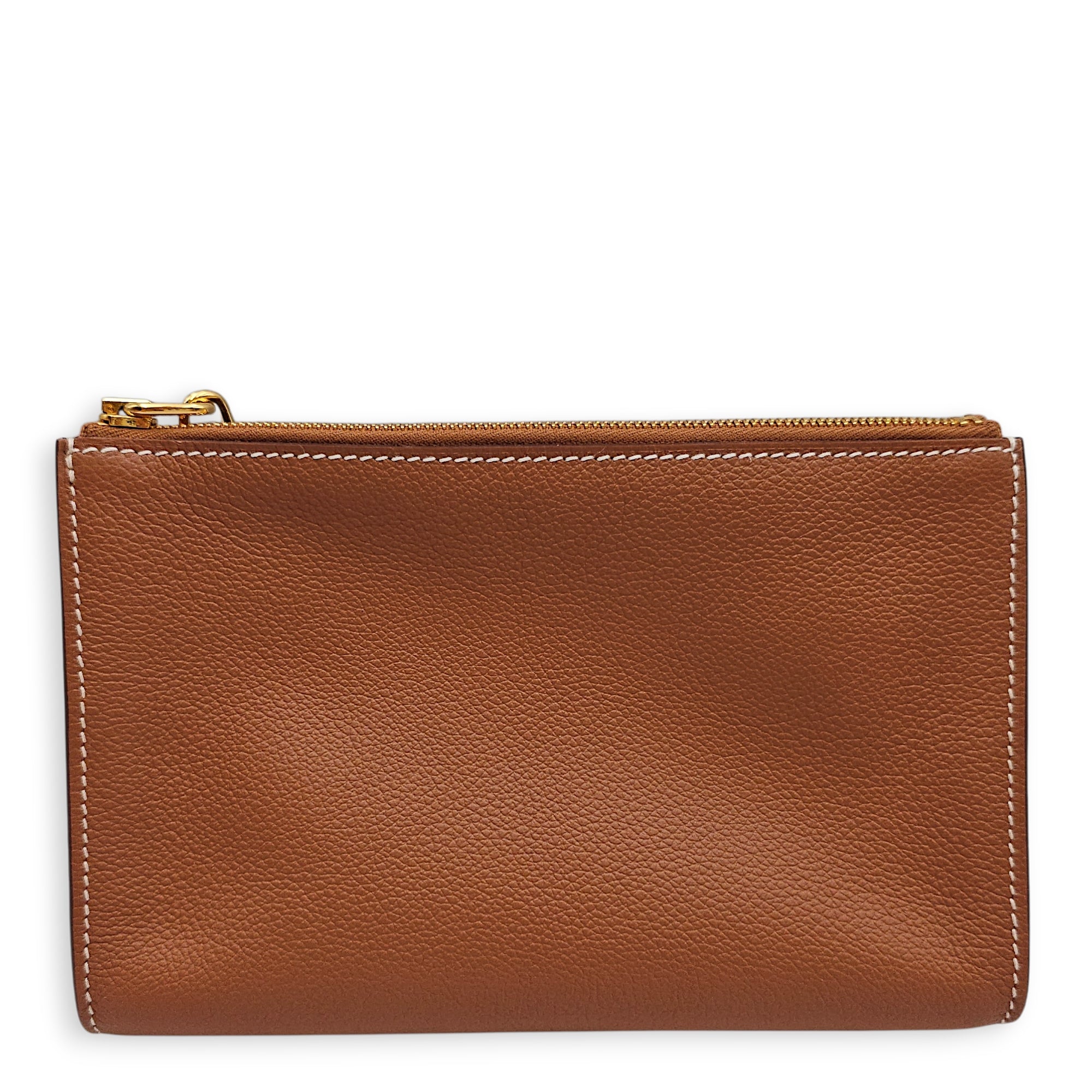 Zipengo Chaine d’Ancre PM Pouch  Gold Pouch in Evercolor Gold hardware CL2601-18781 2