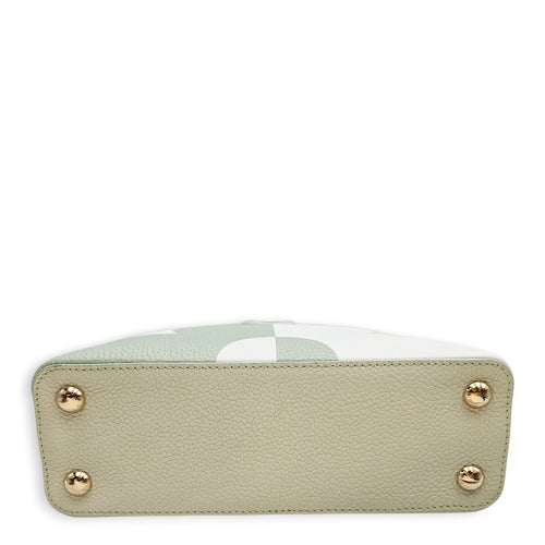 Capucines BB Giant Monogram Flowers  26 Green Top Handle Bag Gold hardware CL2601-18802 6