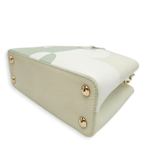 Capucines BB Giant Monogram Flowers  26 Green Top Handle Bag Gold hardware CL2601-18802 8