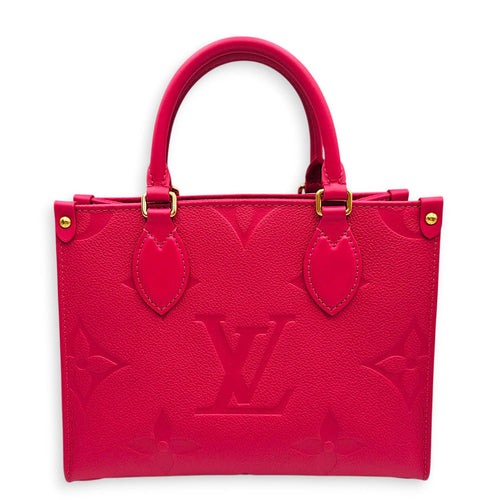 OTG PM Fushia Pink  Pink Crossbody Bag in Calfskin Gold hardware CL2601-18803 1