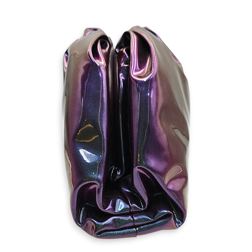 Mini Pouch in Iridescent Purple  30 Purple Clutch Silver hardware CL2601-18807 3