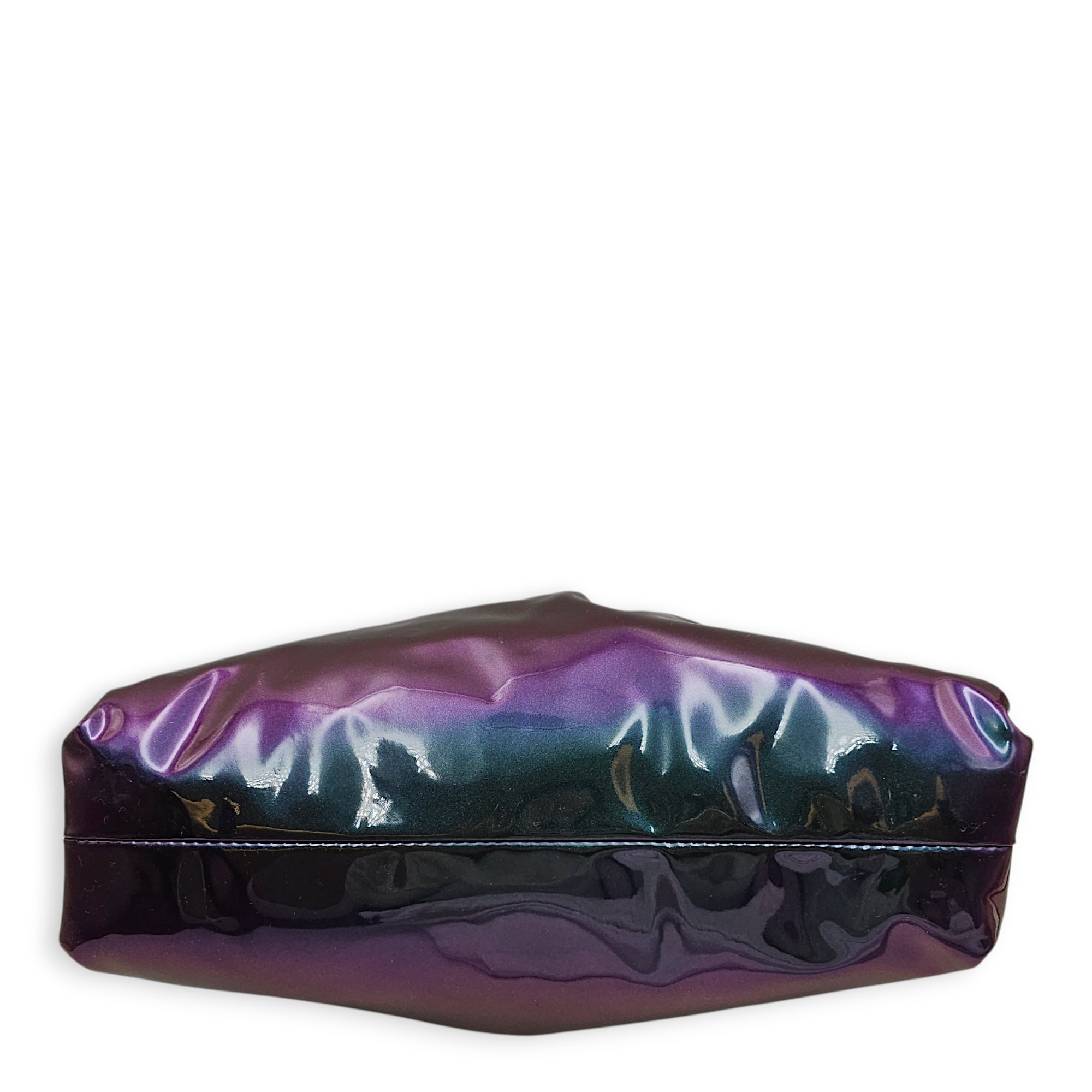 Mini Pouch in Iridescent Purple  30 Purple Clutch Silver hardware CL2601-18807 5