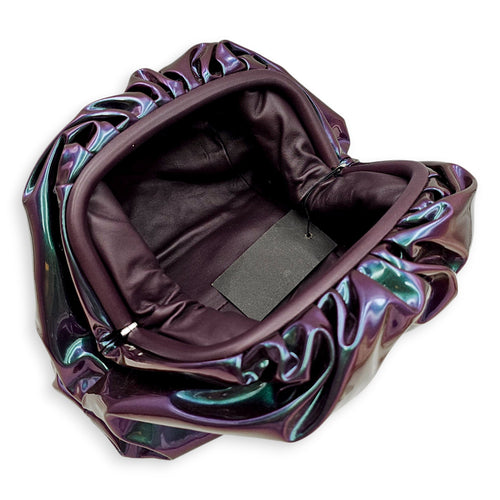 Mini Pouch in Iridescent Purple  30 Purple Clutch Silver hardware CL2601-18807 7