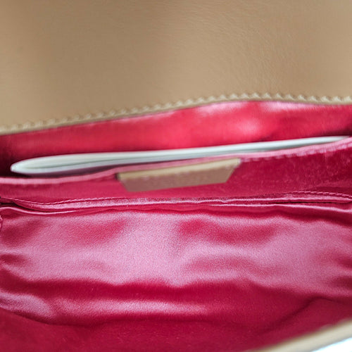 GG Marmont Mini Matelasse Shoulder  Silver Shoulder Bag in Metallic Gold hardware CL2601-18809 10