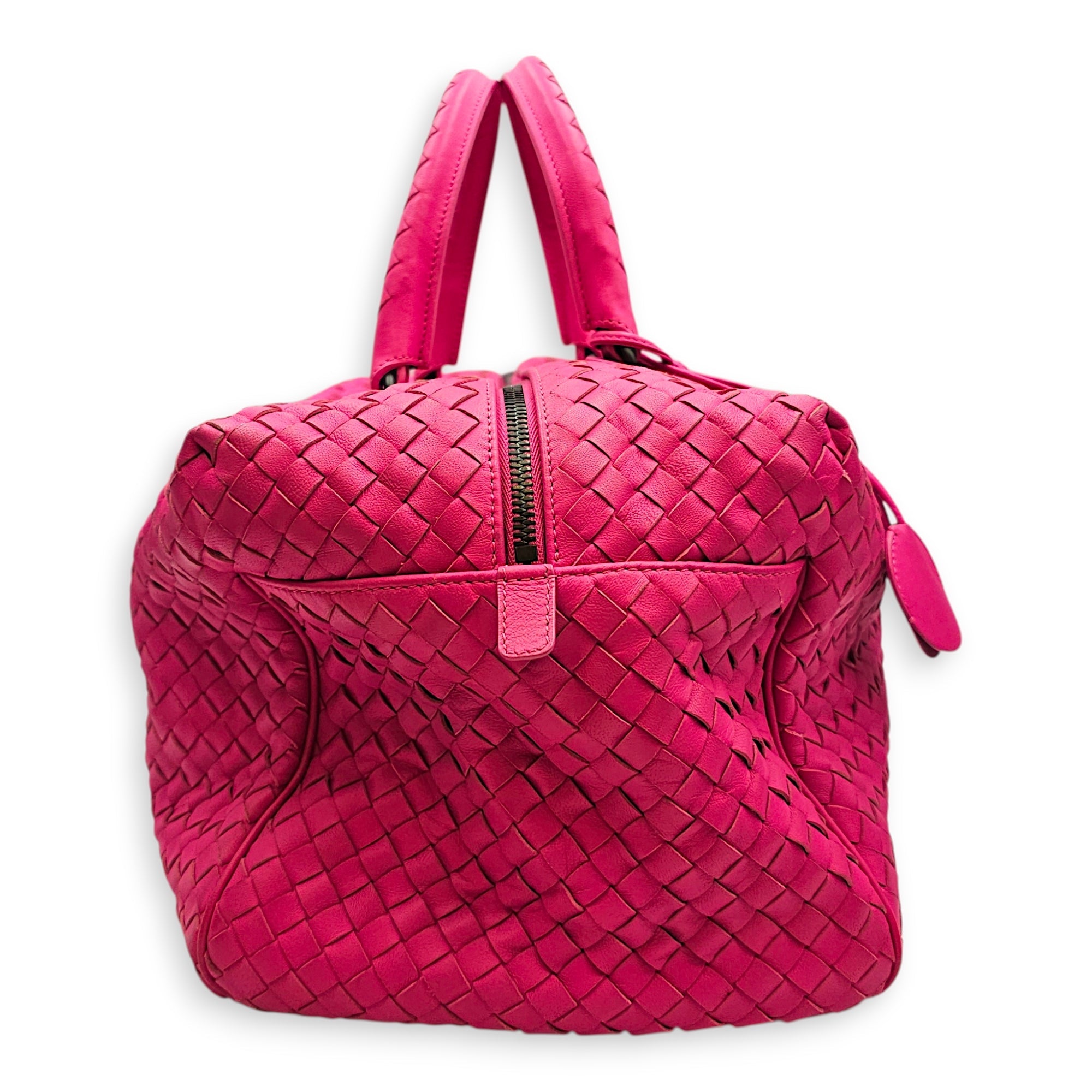 Montaigne Medium  Pink Shoulder Bag in Nappa Leather Ruthenium hardware CL2601-18820 4